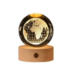 水晶球夜灯桌面装饰